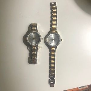 Quartz XOXO unisex gold and silver tone, new w/out tags